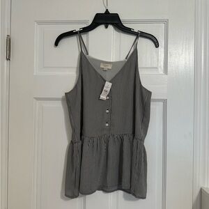 LOFT peplum tank